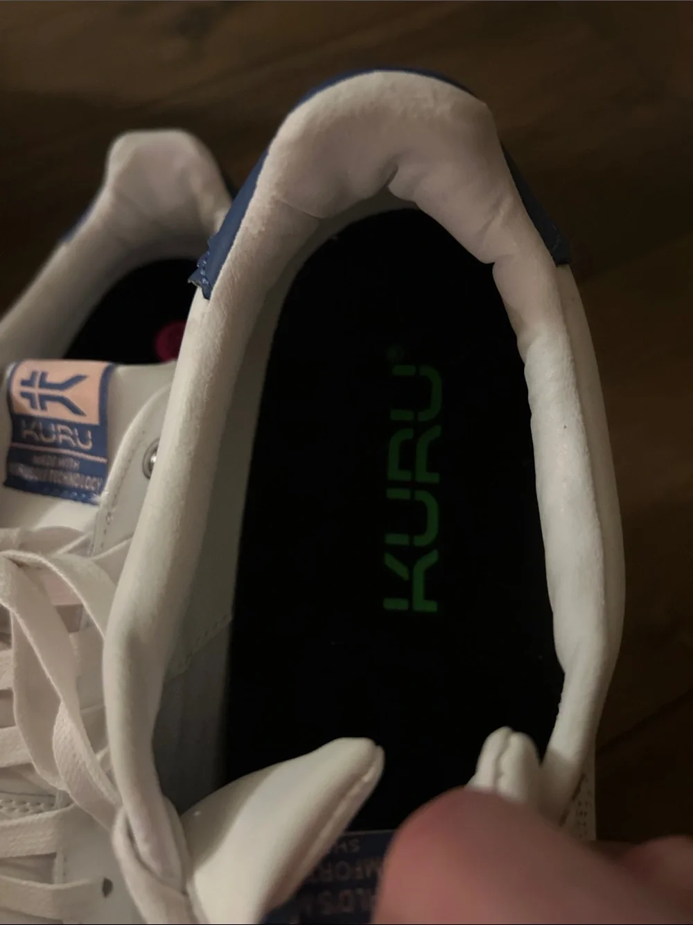 KURU Roam Classic Court White Sneaker Kurucloud and Kurusole Technology